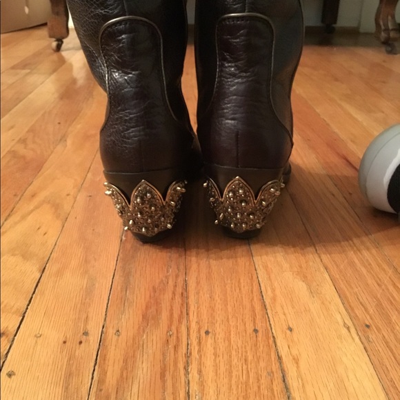 Embellished cowboy boots by Michael. - Picture 4 of 8